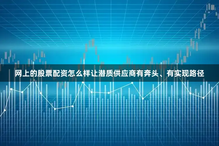 网上的股票配资怎么样让潜质供应商有奔头、有实现路径